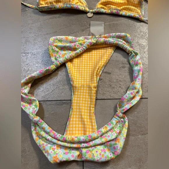 Kulani Kinis X Lounge Bikini Set in Coco Mango - Picture 4 of 6